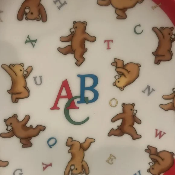 Tiffany & Co. Alphabet Bears Plate Made in Japan - Picture 2 of 3